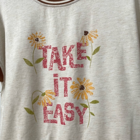 Matilda Jane Cream and Brown Kids Shirt - Picture 2 of 3